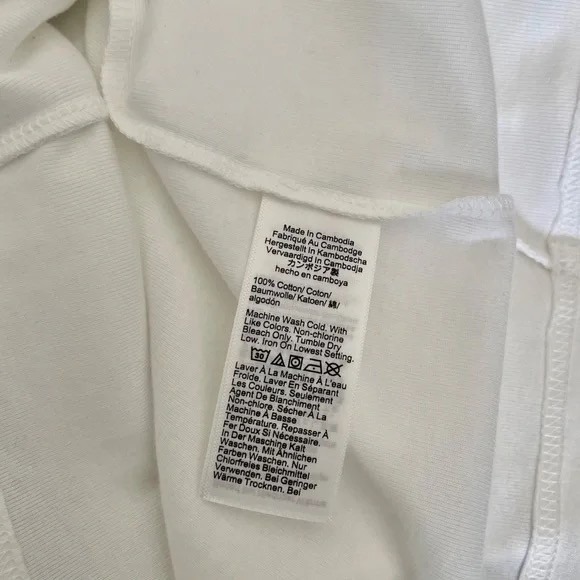 NWT!! J. CREW New Perfect Fit Short Sleeve T-Shirt Top Knit Solid White Small - Picture 11 of 12